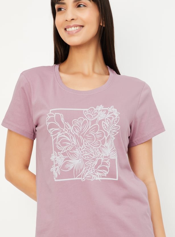 Women Printed PJ Set - Image 4
