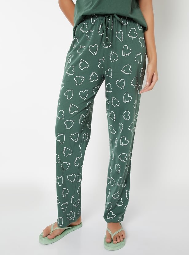 Women Printed PJ Set - Image 3