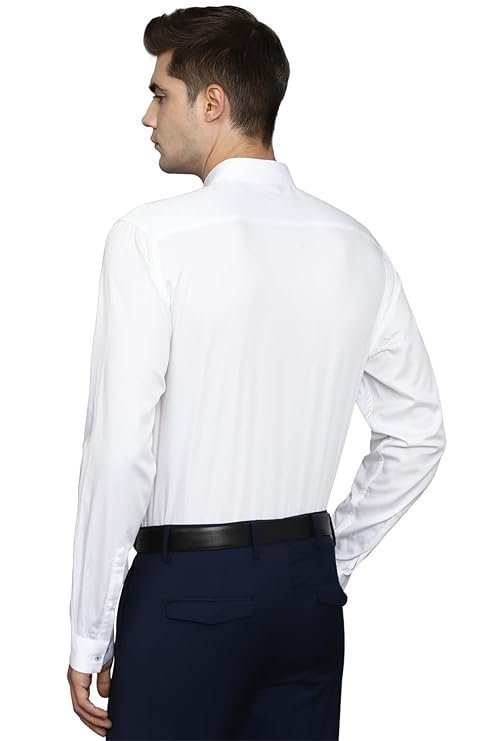 Allen Solly Men Cotton Solid Regular Fit Shirt - Image 3