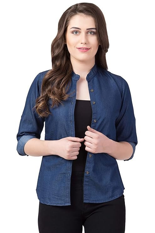 Women's Denim Jacket Style Shirt