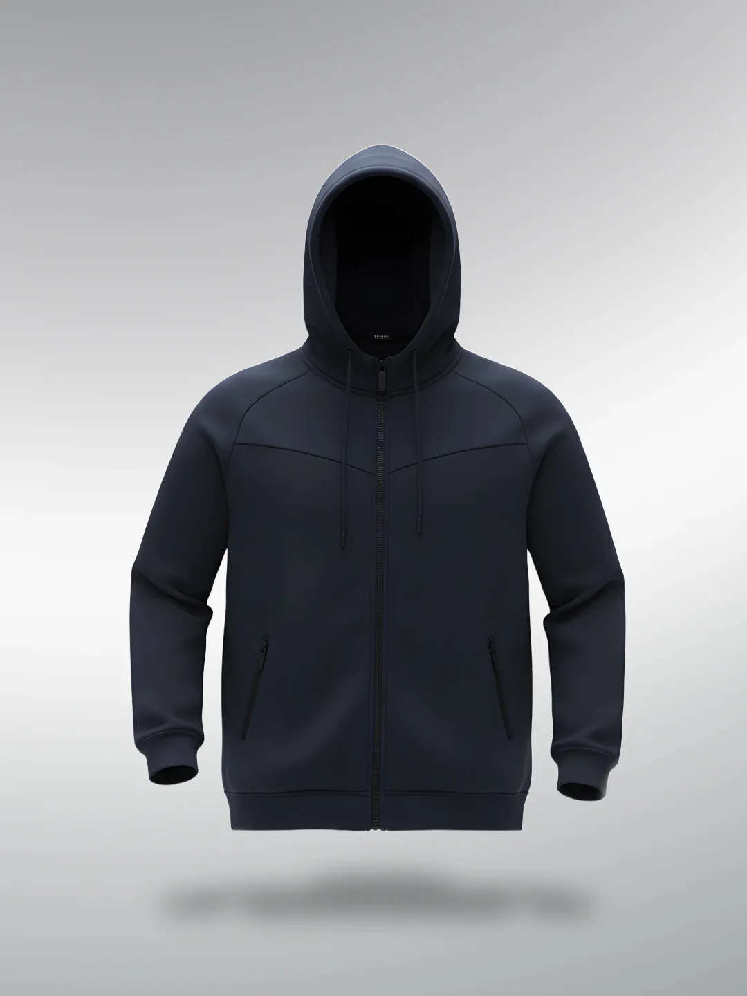 Bold Black Hooded Sweatshirt